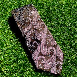 Ted Baker London Silk Paisley Printed Necktie